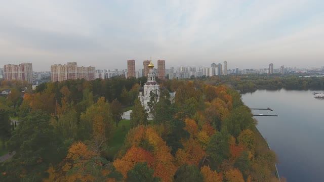 Троице-Лыково, Москва. Съёмка с квадрокоптера.mp4