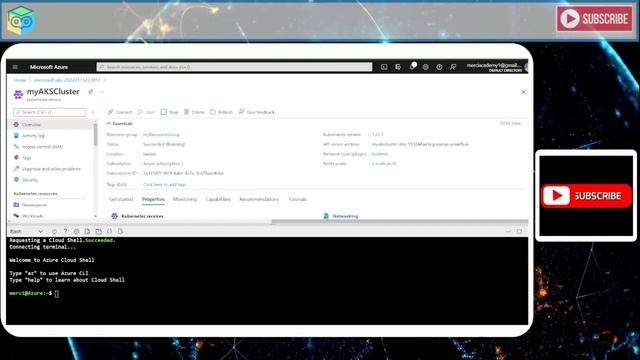 How to Deploy Azure Kubernetes Service (AKS) cluster using the Azure portal | Learn azure now