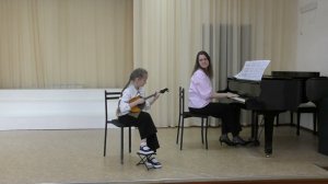 Анастасия Смолева,  3 класс ДОП "Основы музыкального исполнительства",