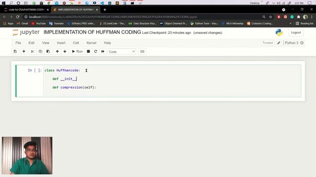 HUFFMAN CODING PROJECT IN PYTHON(Compression function implementation with code)