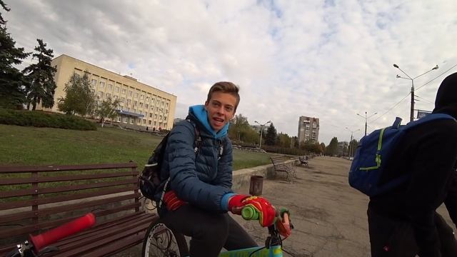 Zaporizhstal Half Marathon 2018.ПОКАТУХИ В ЦЕНТРЕ ГОРОДА НА BMX. смотреть онлайн