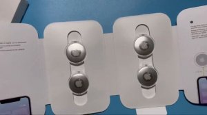 Распаковка Apple AirTag 4 шт