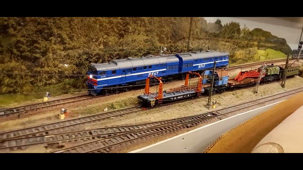 2ТЭ116-1213 прицепление к поезду смотреть онлайн