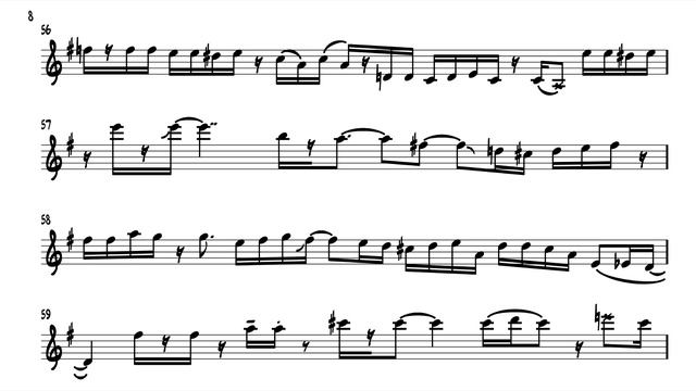 "Whiplash" - Hank Levy - 🎷Sax alto transcription 🎷 смотреть онлайн