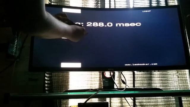 BenQ XR3501 Input Lag Test смотреть онлайн