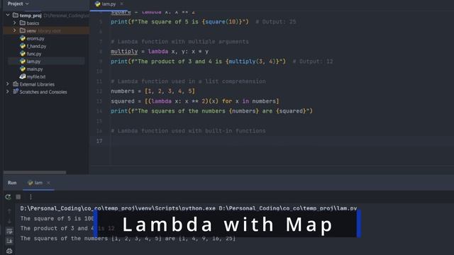 Mastering Lambda Functions in Python: Map, Filter, Reduce