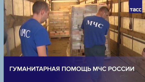 Гуманитарная помощь МЧС России #shorts