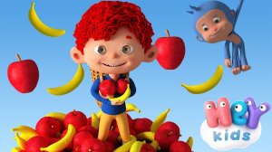 Des pommes et des bananes  Comptine bébé  HeyKids Français