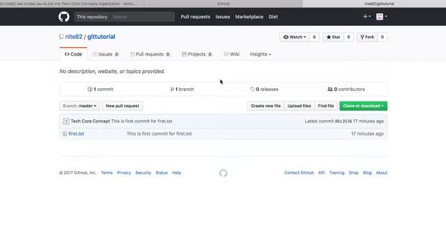 Git Beginner Tutorial - Github com (Fork, Pull Request, Issues, Organisation, Collaborators) смотреть онлайн