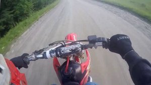 CRF150R TOP SPEED RUN!