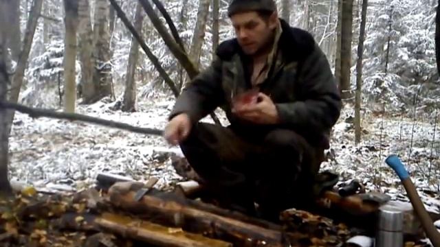 как просушить землянку и сделать светильник смотреть онлайн