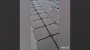 Заполнение швов тротуарной плитки