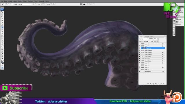 How to Paint Octopus Tentacles? смотреть онлайн