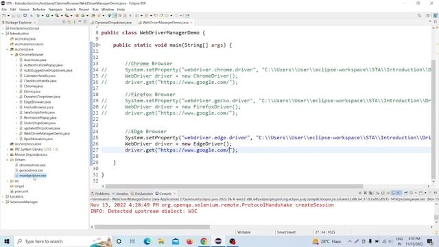 webdriver manager selenium | how to use webdrivermanager in selenium java
