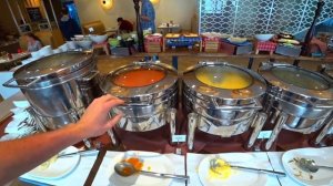 Завтрак в гостинице Wyndham Dubai Marina 4* ОАЭ.  Чем кормят туристов?