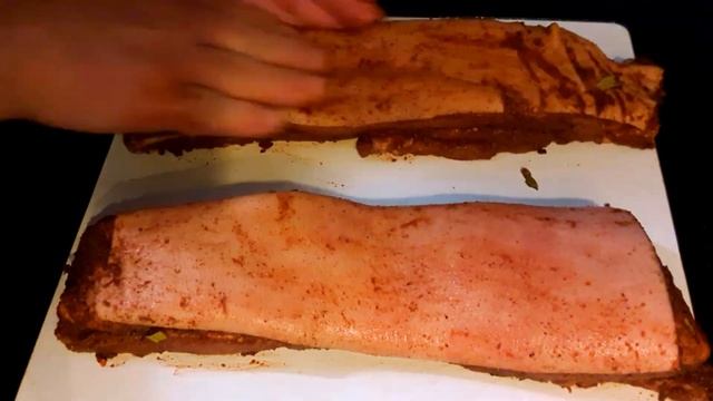 Бекон в домашних условиях. В магазине давно не покупаю.  Идеальный результат!!!