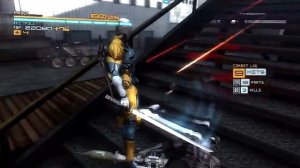 Metal Gear Rising: Gray Fox + Fox Blade Gameplay HD