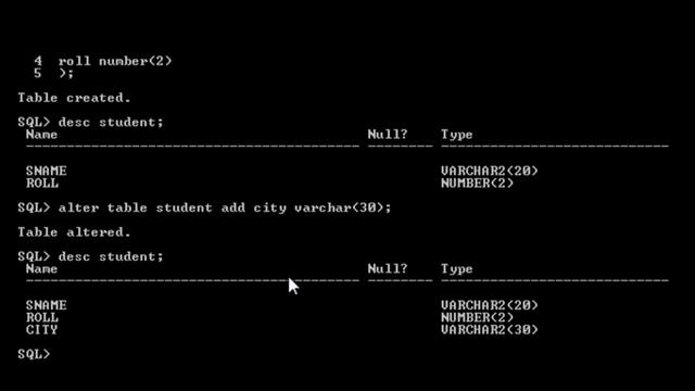 3. DBMS | How to use Alter and Rename commands in Oracle