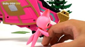 Miniforce X Commando X Weapon, Commando X Machine transform! Defeat the dinosaurs! #DuDuPopTOY