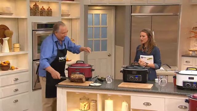Ninja 3-in-1 6 qt. Nonstick Cooking System with Cookbook and Accessories with Dan Hughes