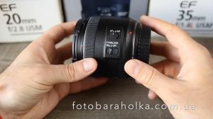 Canon EF 35mm f/2 IS USM видео обзор объектива личный опыт