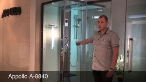 Кабина душевая Appollo с парогенератором 90x120 A-8840