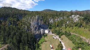 Predjama Castle - Inside the Cave - Drone Video