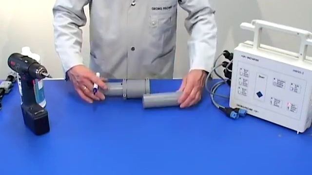 Процесс сварки фитингов для электрофузионной сварки полибутеновых труб Флексален смотреть онлайн