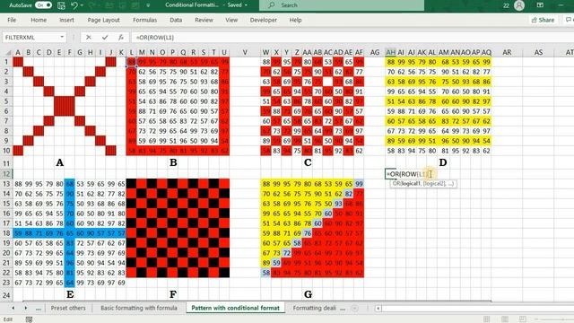 Conditional Formatting in Excel | Create beautiful patterns | Formatting with array formula смотреть онлайн
