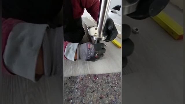 перила на лестницу нержавейка V2A . стекло триплекс 8мм смотреть онлайн