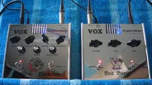 Cascaded Vox Cooltron Brit Boost & Bulldog Distortion