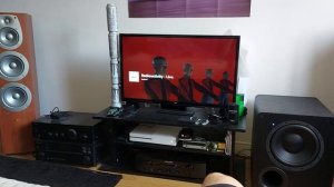 infinity beta 40, Wharfedale diamond 230, SVS PB-1000, Marantz PM6007 | Radioactivity - Kraftwerk