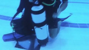 Wild Divers Дайвинг  занятия в Воскресенске "Дельфине" Снятие маски, снятие компенсатора под водой.