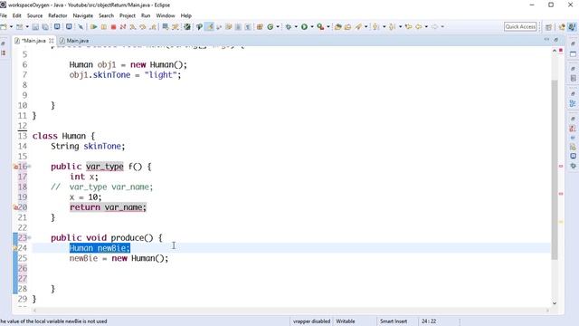 Java return Object from methods - 1 (Bangla) смотреть онлайн