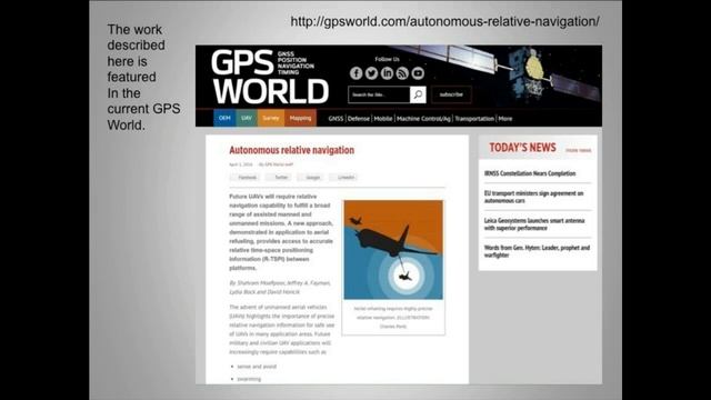 UAV Design and Applications: Autonomous Relative Navigation and GNSS Robustness for UAV Systems