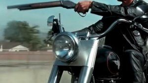 ARNOLD - TERMINATOR 2 HARLEY-DAVIDSON MOTORCYCLE - FAT BOY!!!