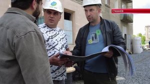 ТК "Родной". Ремонт помещения под МФЦ ведется в Стаханове в рамках шефской помощи Омской области