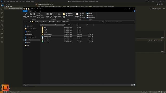 ? #1 - Conecta PYTHON y MetaTrader 5 - Guía PASO a PASO смотреть онлайн