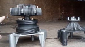 Доработка кронштейна вискомуфты 5VZ-FE часть-1