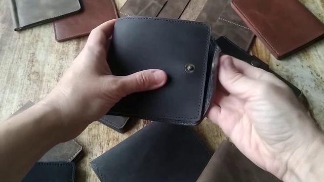 Портмоне из натуральной кожи. Мастерская Марины Виркунен в Санкт-Петербурге.(4) смотреть онлайн