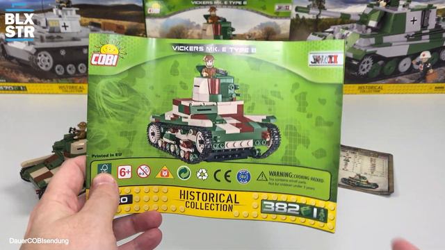 Exportschlager! COBI 2520 VICKERS 6-TON 💥 VICKERS MK. E TYPE B ▶️ UNBOXING, SPEED BUILD & REVIEW