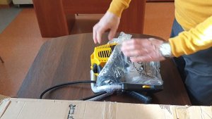 Распаковка — Бензокоса Huter GGT-1000T