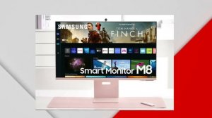 SAMSUNG MONITOR M8 | NOVO MONITOR COM FUNÇÕES SMART E CÂMERA FRONTAL EM FULL HD.