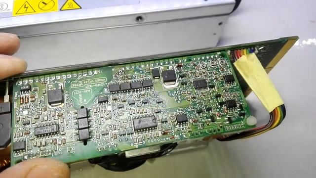 hp DPS-800GB repair 1000 W ремонт блока питания с сервера смотреть онлайн