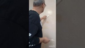 Наносим декоративную штукатурку МиксАрт 028