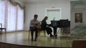К. Мясков - Соната для балалайки и фортепиано. 1 часть.