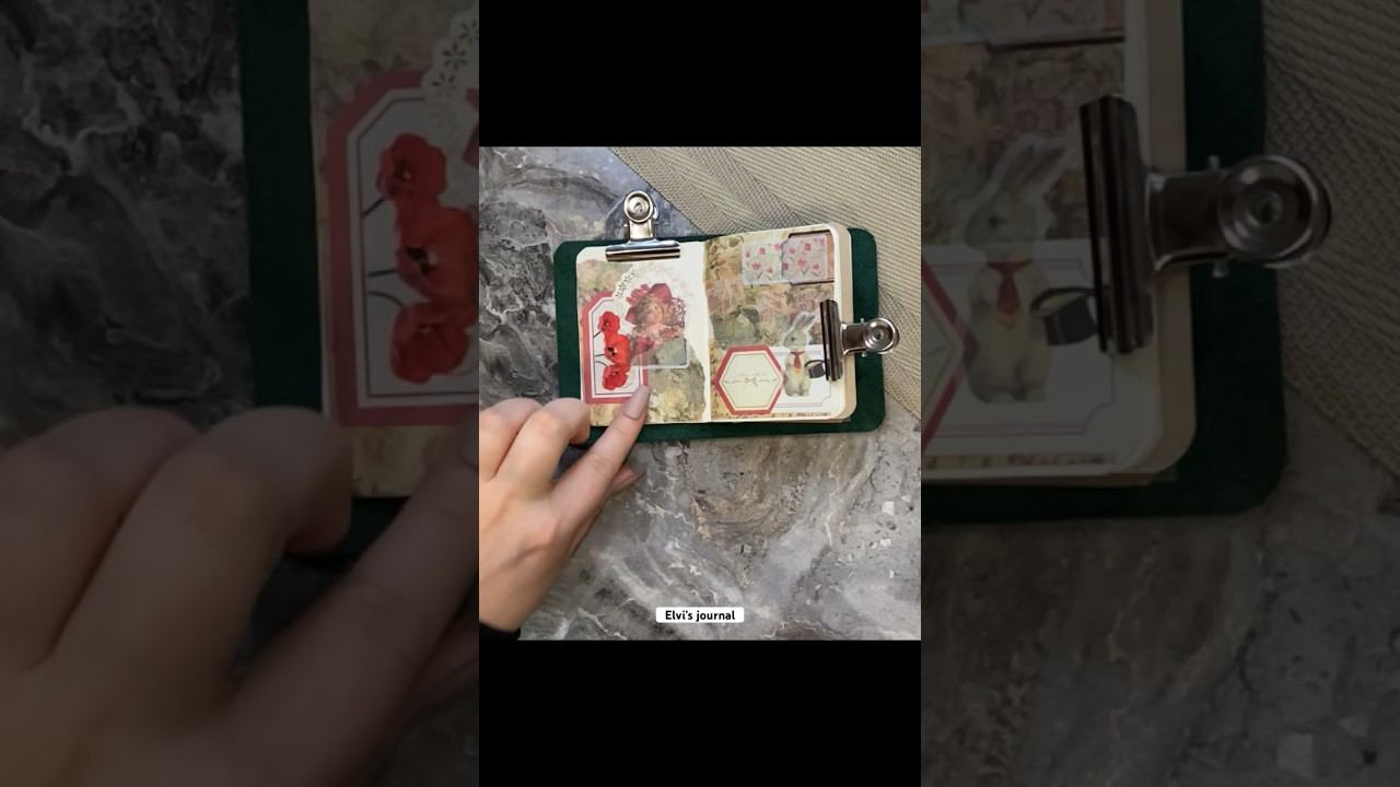 Vintage spring | ASMR journaling More 4K videos are on my channel #asmr #minijournal #spring смотреть онлайн