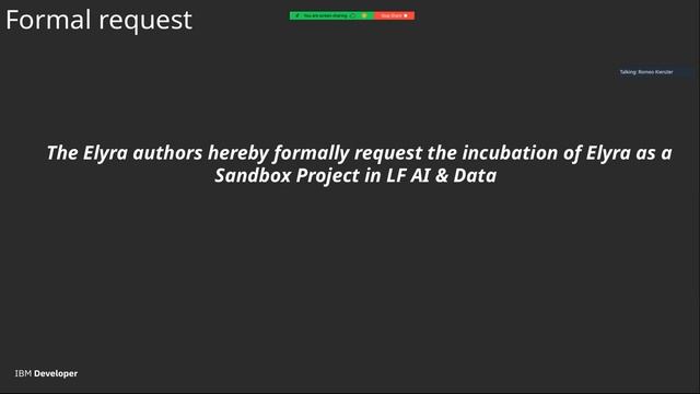 Romeo Kienzler pitches JupyterLab Elyra Pipelines to LinuxFoundation AI for Incubation (starts 4:14 смотреть онлайн