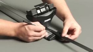 Установка багажника на крышу с упорами Thule 754