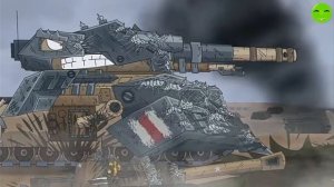 броне-крепость Карл 44 давит ратте